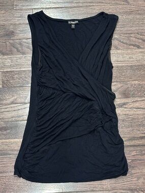 Express Black V-Neck Tank